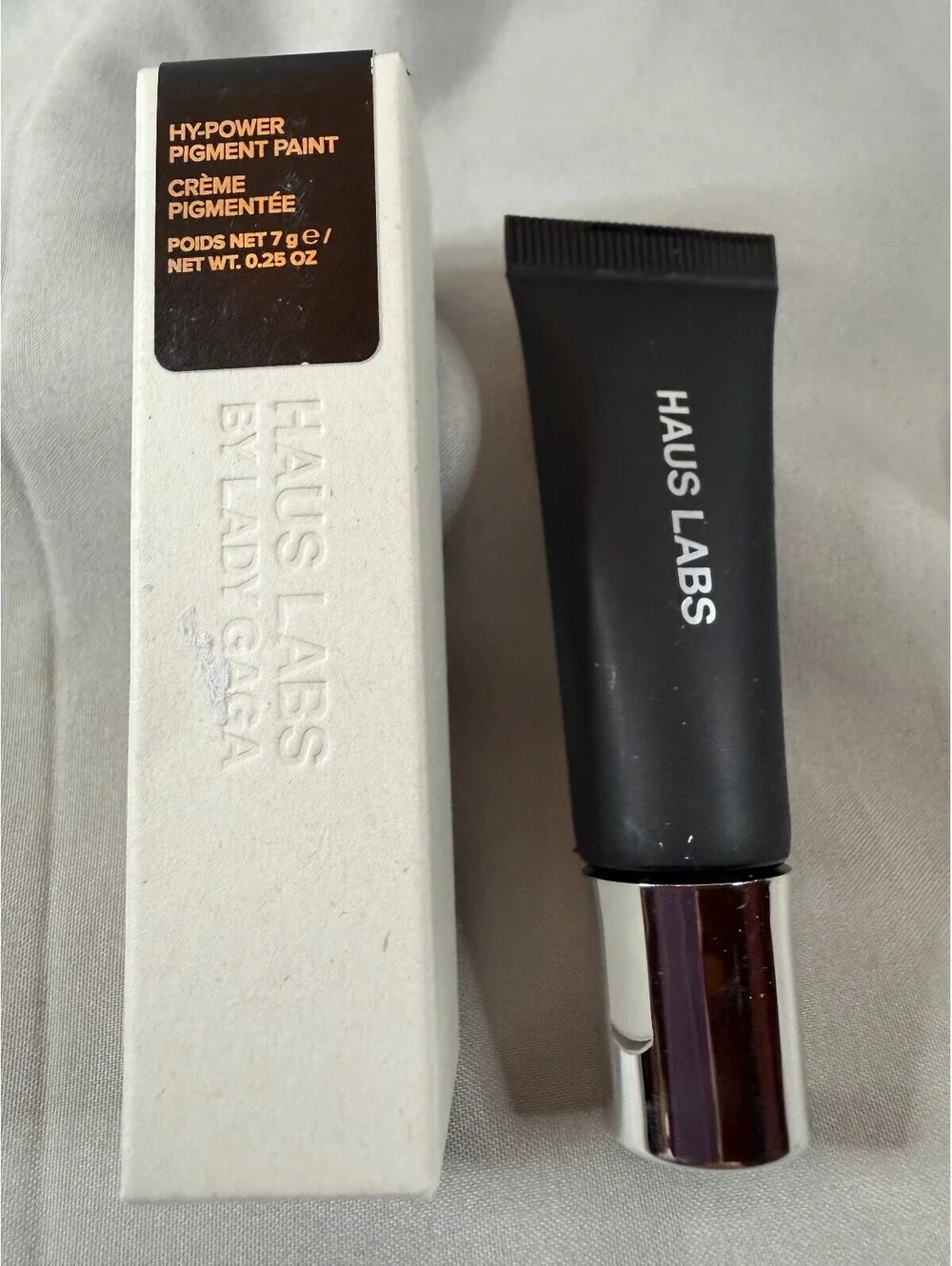 Haus Labs by Lady Gaga Hy-Power Pigment Paint Cream Lipstick Matte Black Onyx